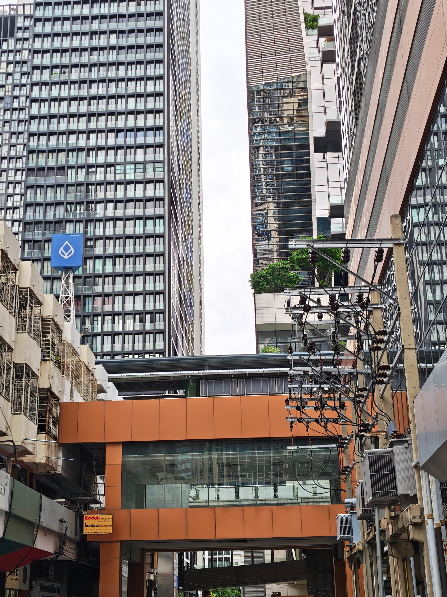 Ploenchit Road skyline beside our office building